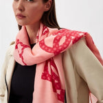 elegant printed scarf
