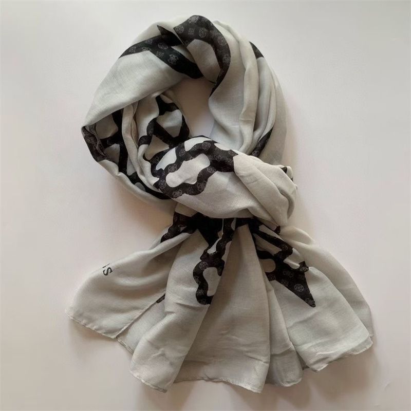 elegant printed scarf