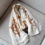 elegant printed scarf