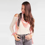 Elegant patterned shawl