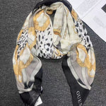 Elegant patterned shawl