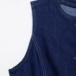 Chic Sleeveless Denim Co-Ord Set