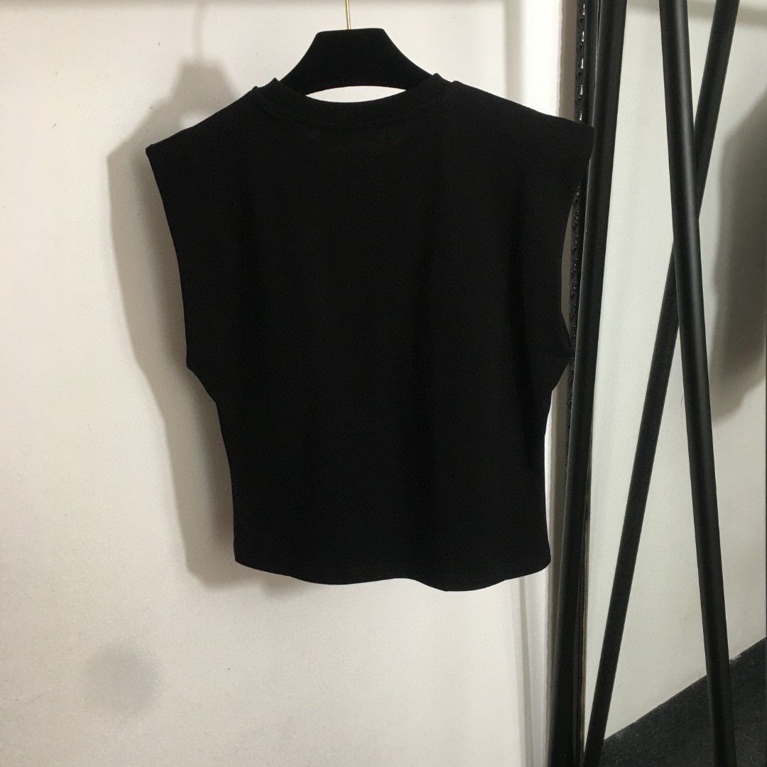 ALAÏA Sleeveless Cotton Top