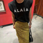 ALAÏA Sleeveless Cotton Top