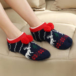 Cozy Winter Knit Socks with Bow