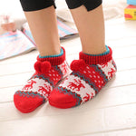 Cozy Winter Knit Socks with Bow