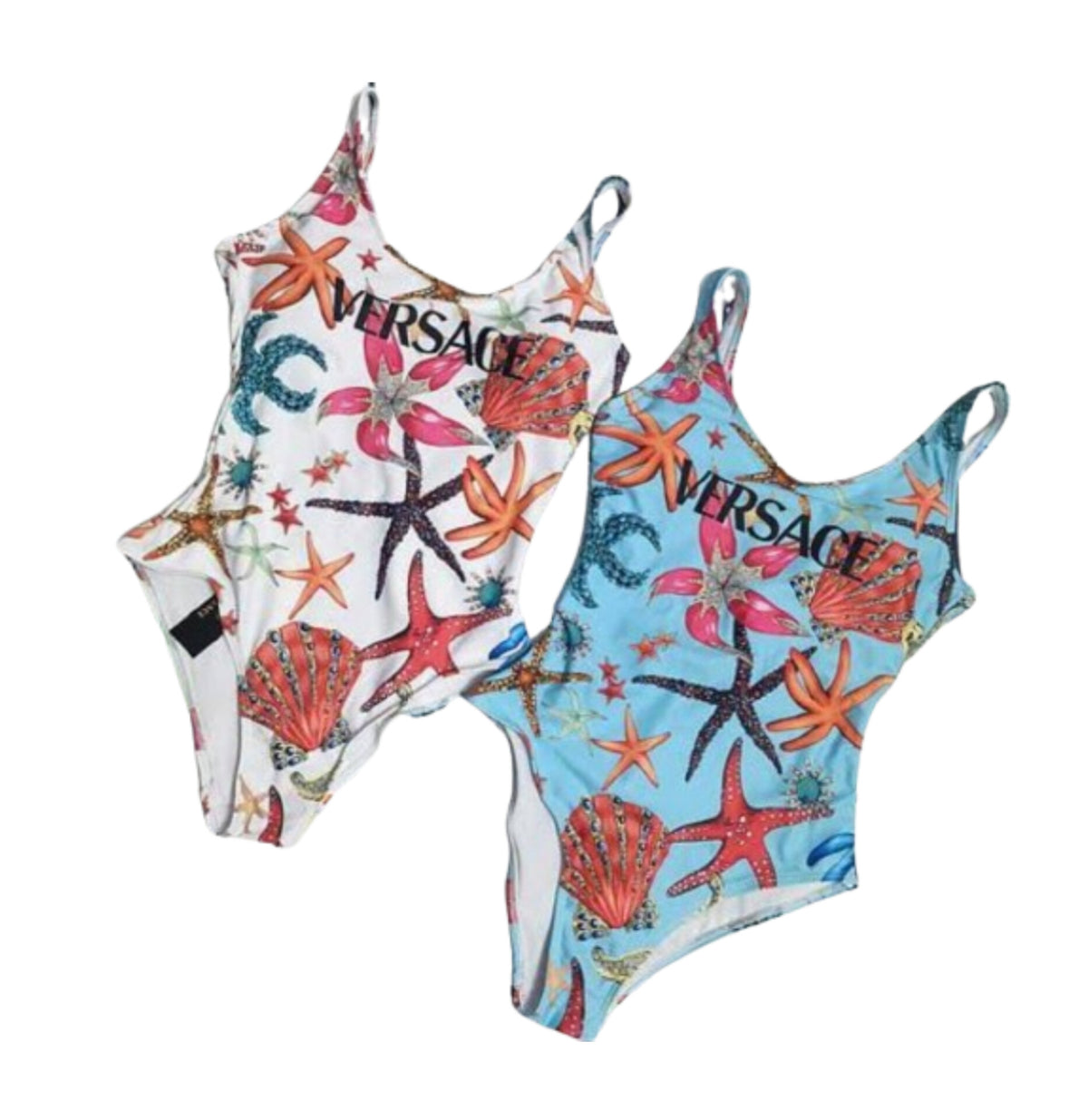 Versace Starfish-print swimsuit