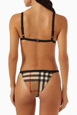 Burberry-style swimwear