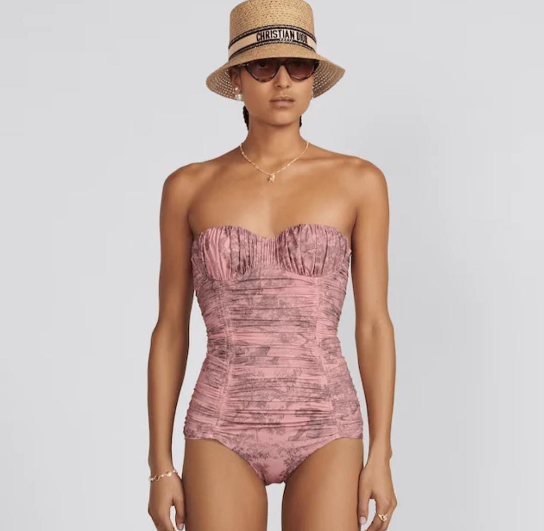Dior one-piece swimwear