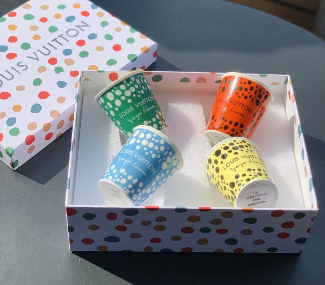 Louis-vuitton Polka Dot Colorful 4-cup