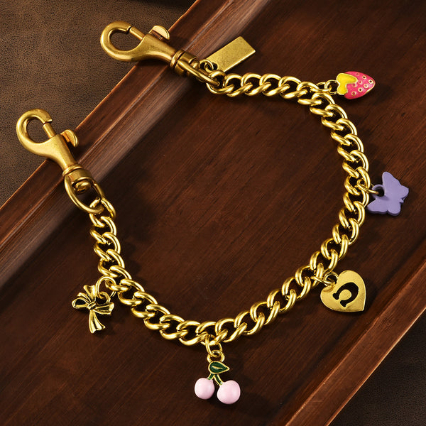 COACH Playful Charm bag chain