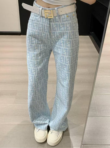 Fendi Light Wash Jeans
