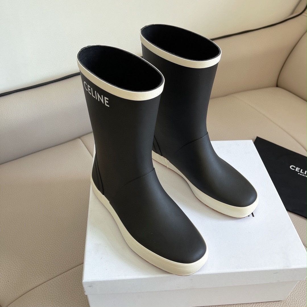 Celine Flat Half Boot