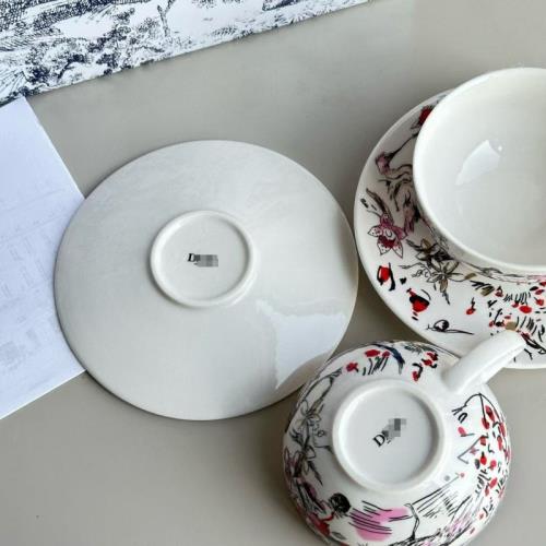 Dior Hundred Birds Arguing Coffee Cup and Saucer Set