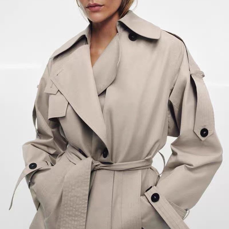 Zara Oversized Water Repellent Trench Coat