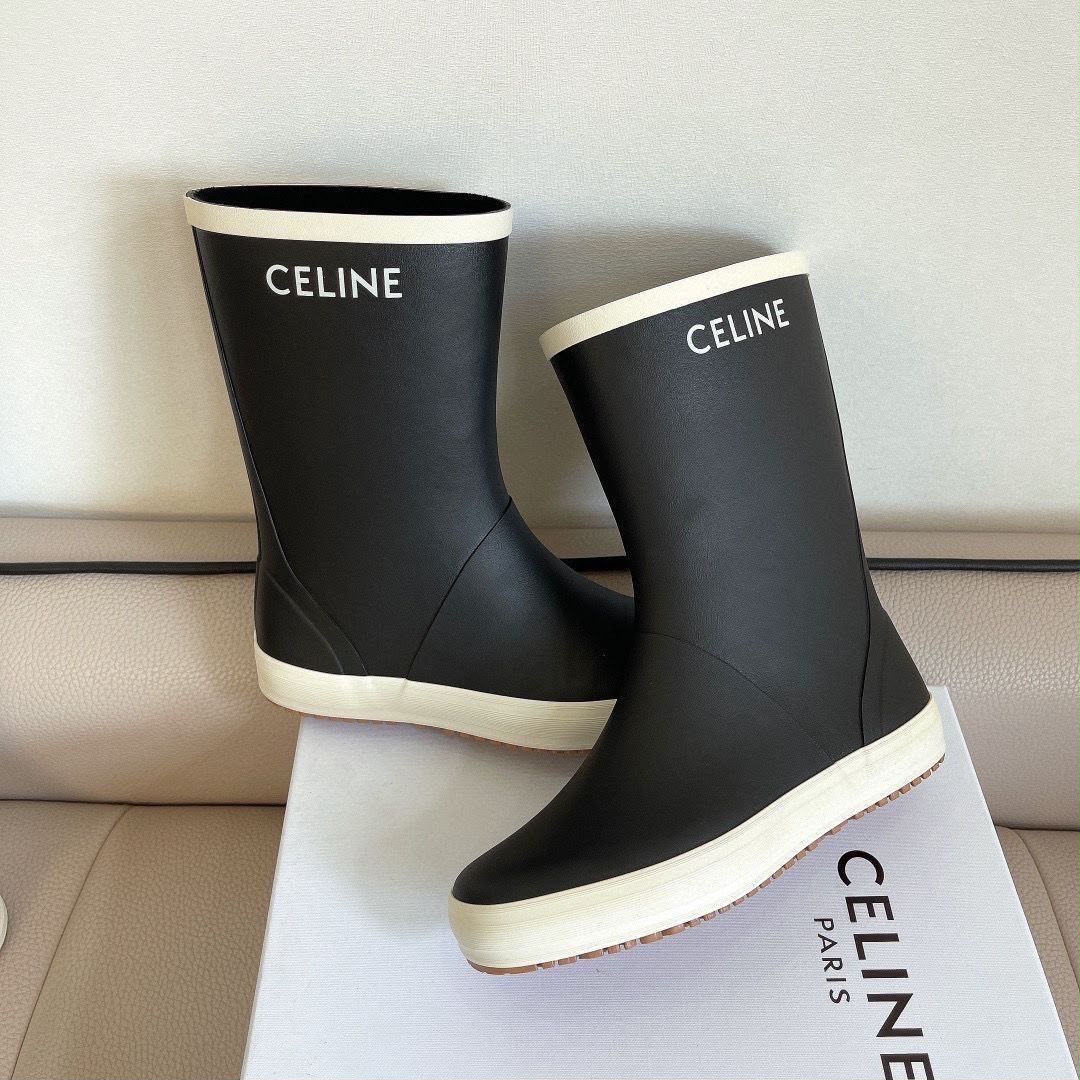 Celine Flat Half Boot