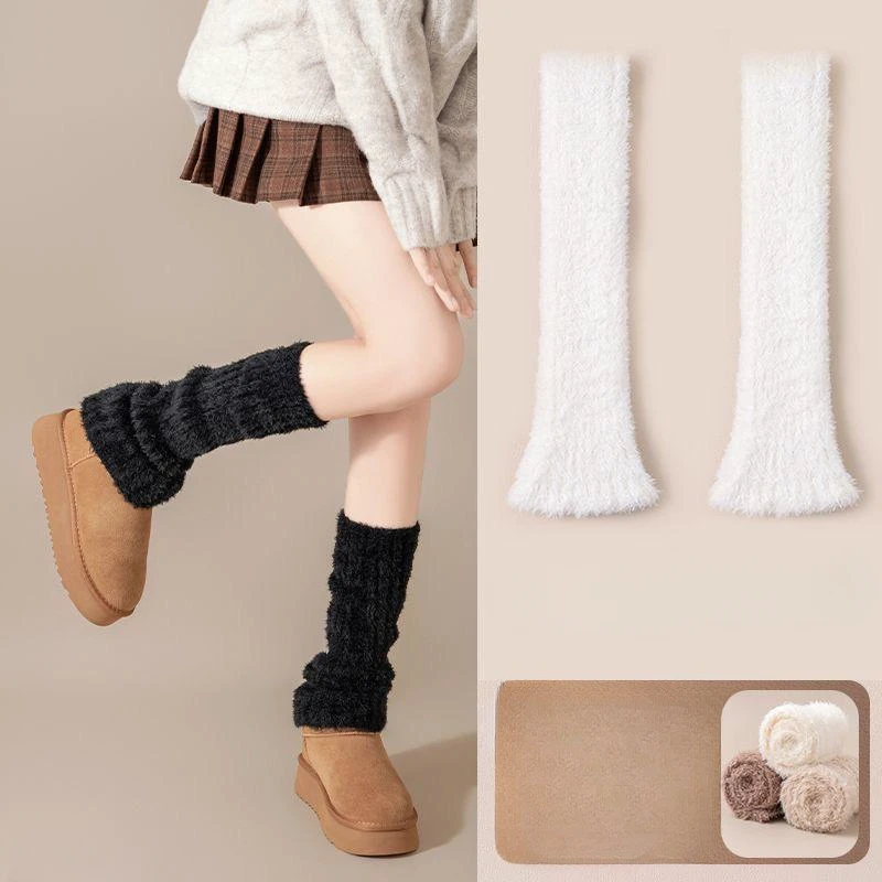 Cosy Fuzzy Leg Warmers