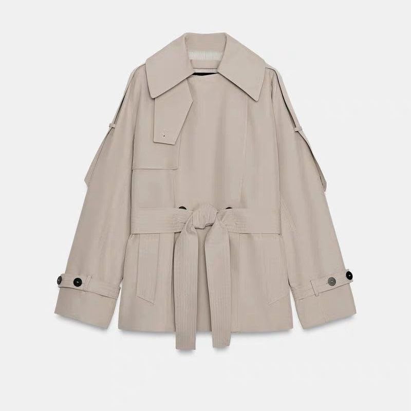 Zara Oversized Water Repellent Trench Coat