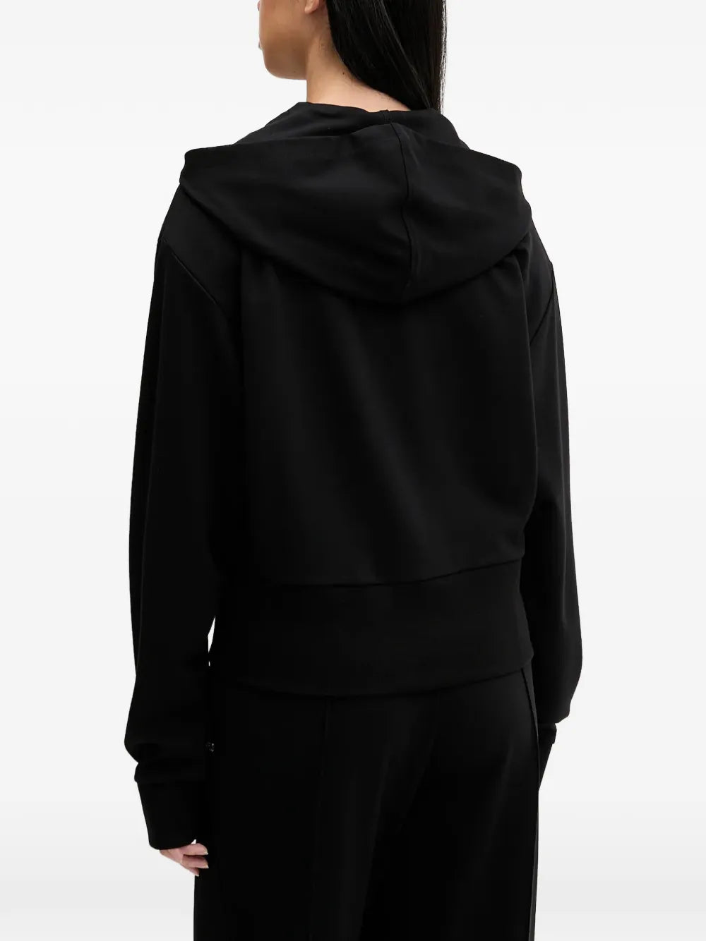 Karl Lagerfeld Zip-up hoodie with brand logo