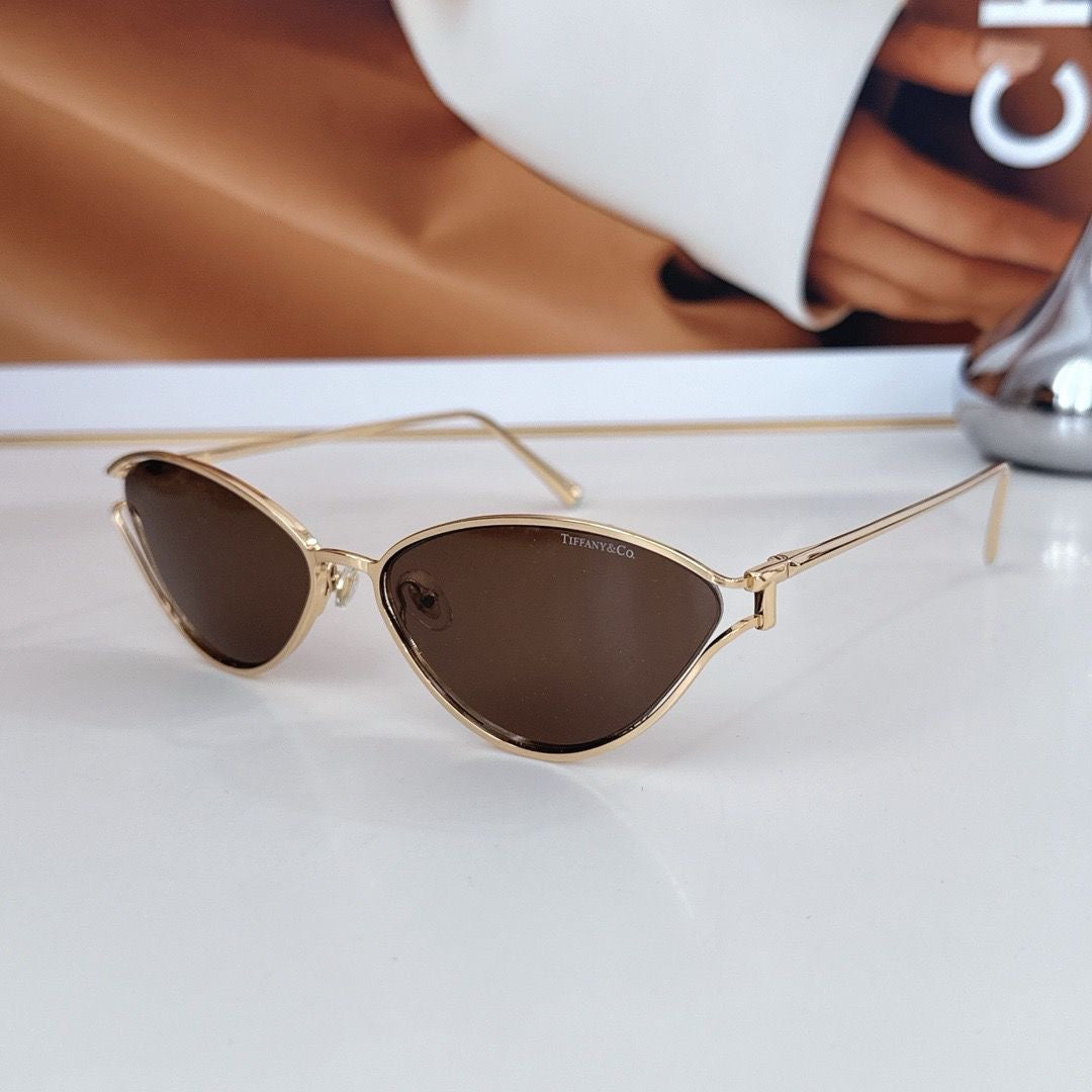 Tiffany Sunglasses with Gold Frame