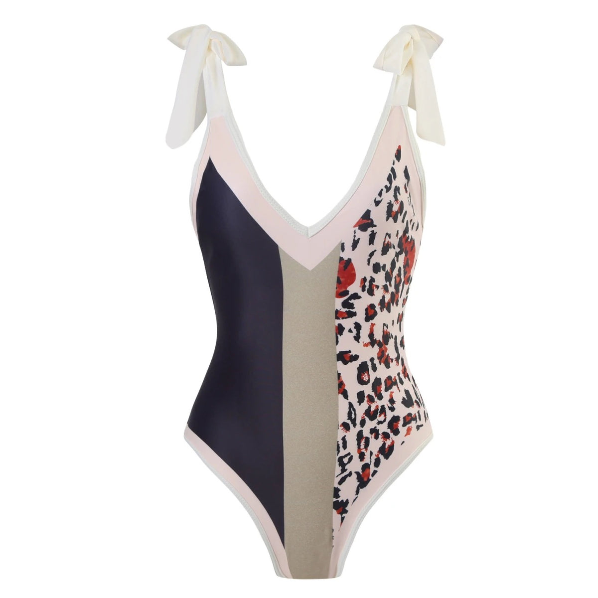 Printed Swimsuit with Sarong