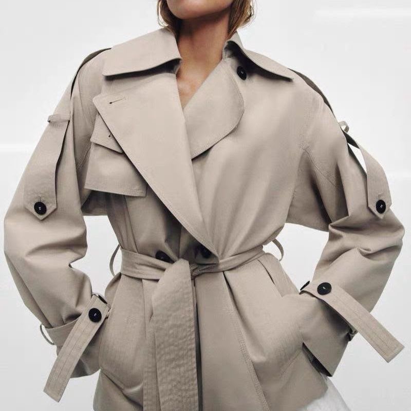 Zara Oversized Water Repellent Trench Coat