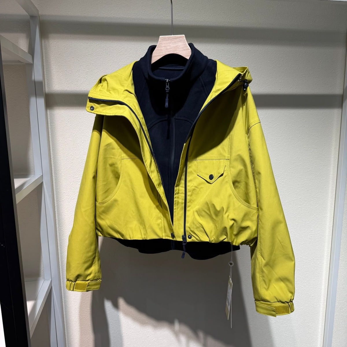 Zara Short Hooded Windbreaker Jacket