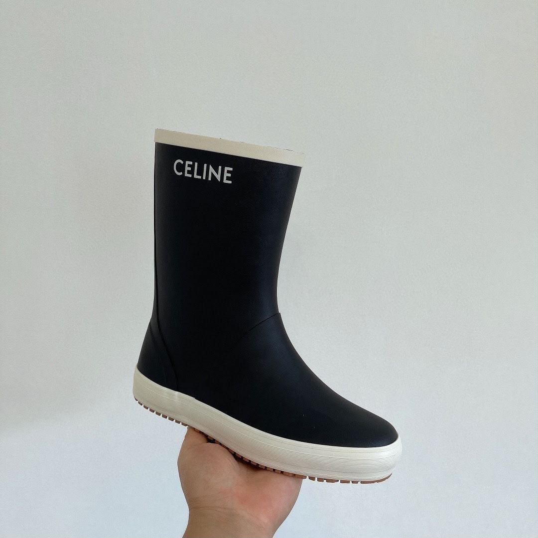 Celine Flat Half Boot