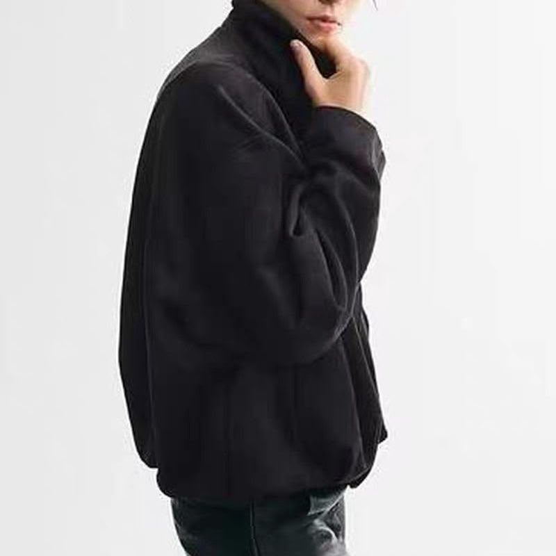 Zara Leather Effect Bomber Jacket