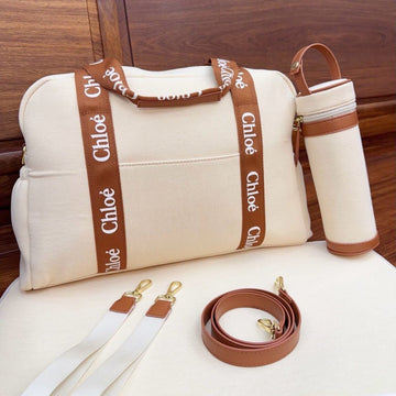 Chloé Kid's Grosgrain Logo Changing Bag