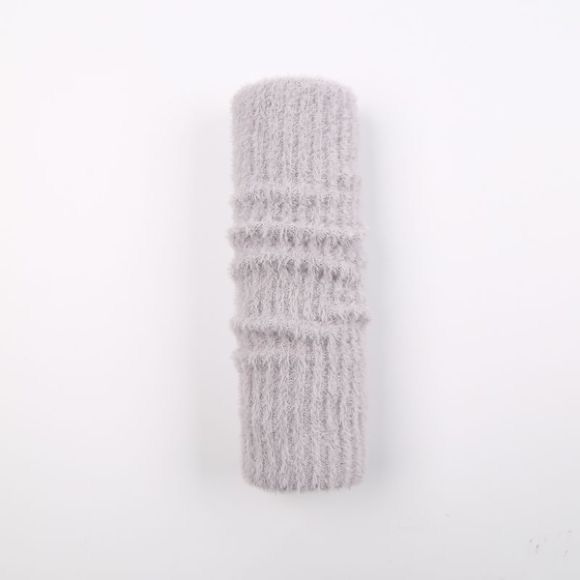 Fuzzy Knit Leg Warmers