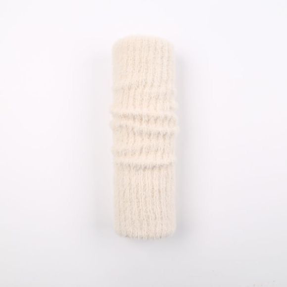 Fuzzy Knit Leg Warmers