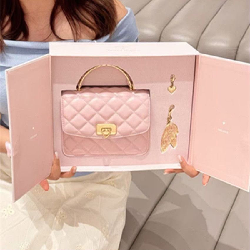 Charles & Keith Cressida Quilted Top Handle Bag