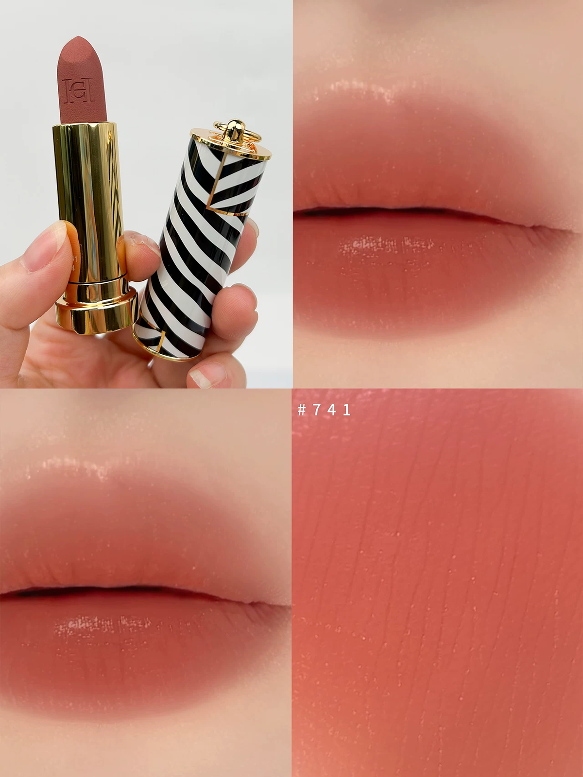 Carolina Herrera Matte Lipstick 3.5g with Personalized Accessory Case