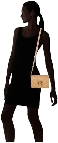 Pinko Love Baby Puff Chevron Bag