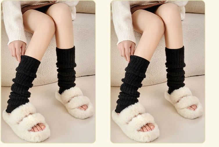 Cosy Fuzzy Leg Warmers