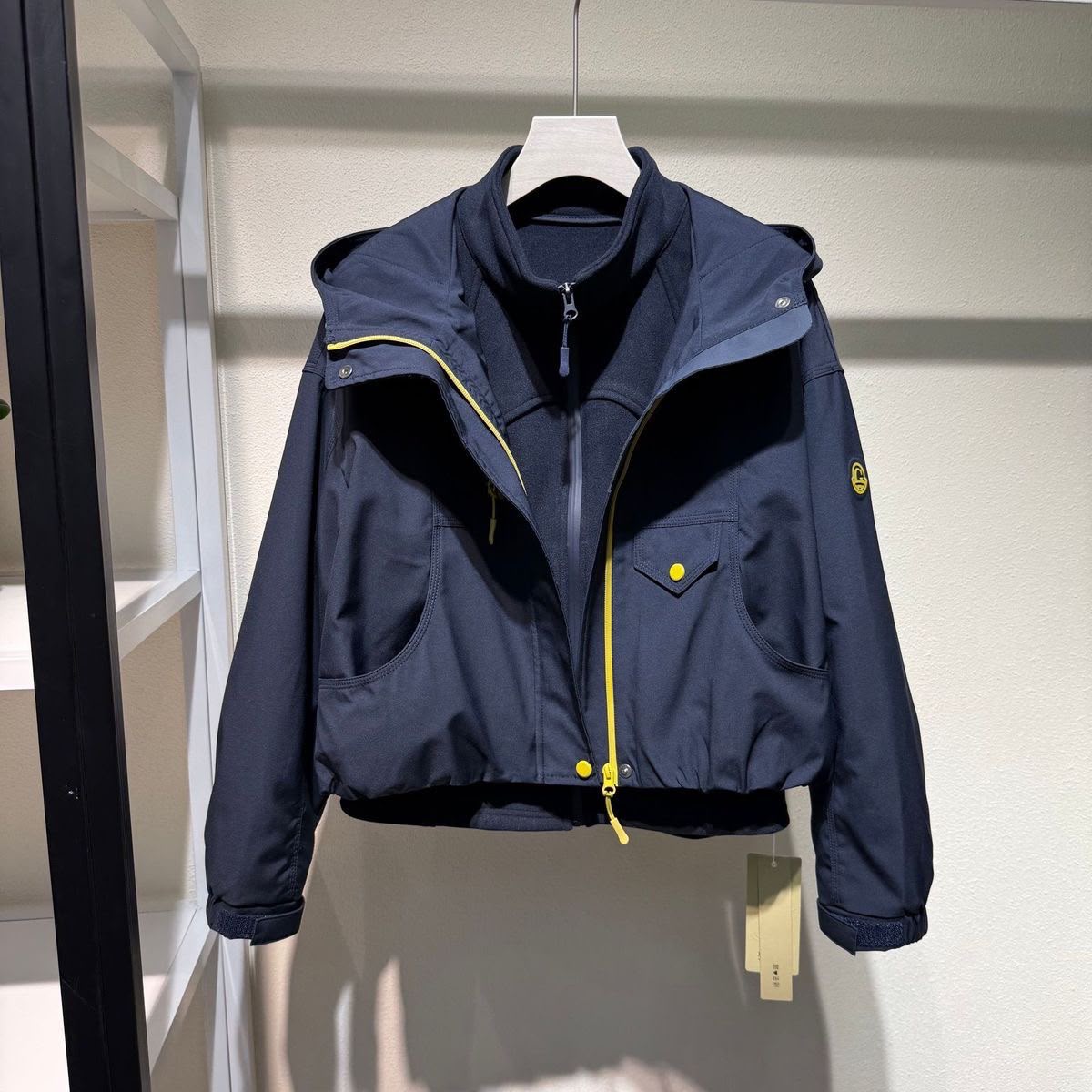 Zara Short Hooded Windbreaker Jacket