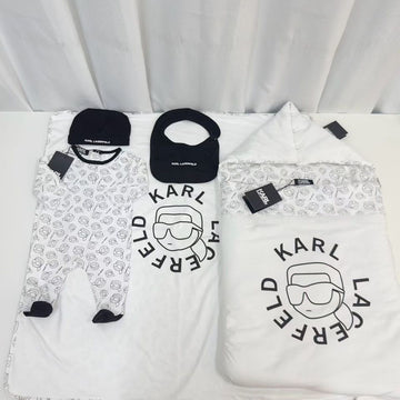 Karl Lagerfeld Kids Black Nursery Baby set