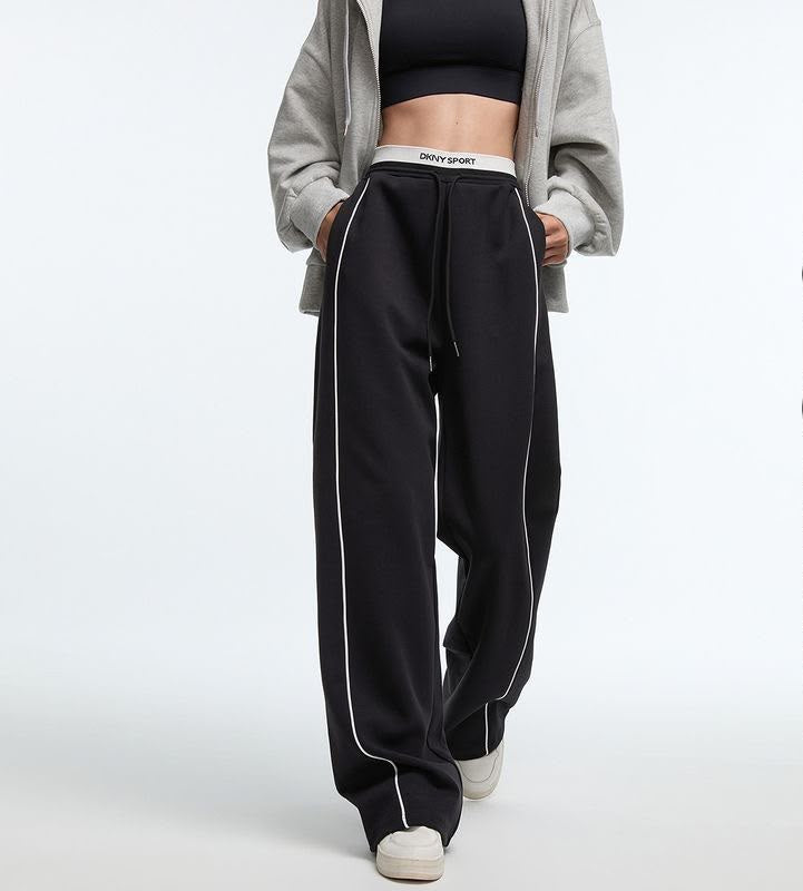 Dkny Wide-Leg Track Pants