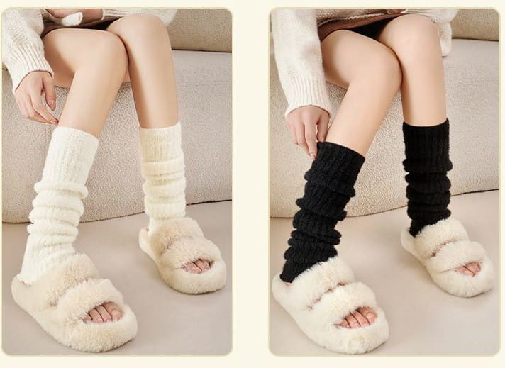 Cosy Fuzzy Leg Warmers