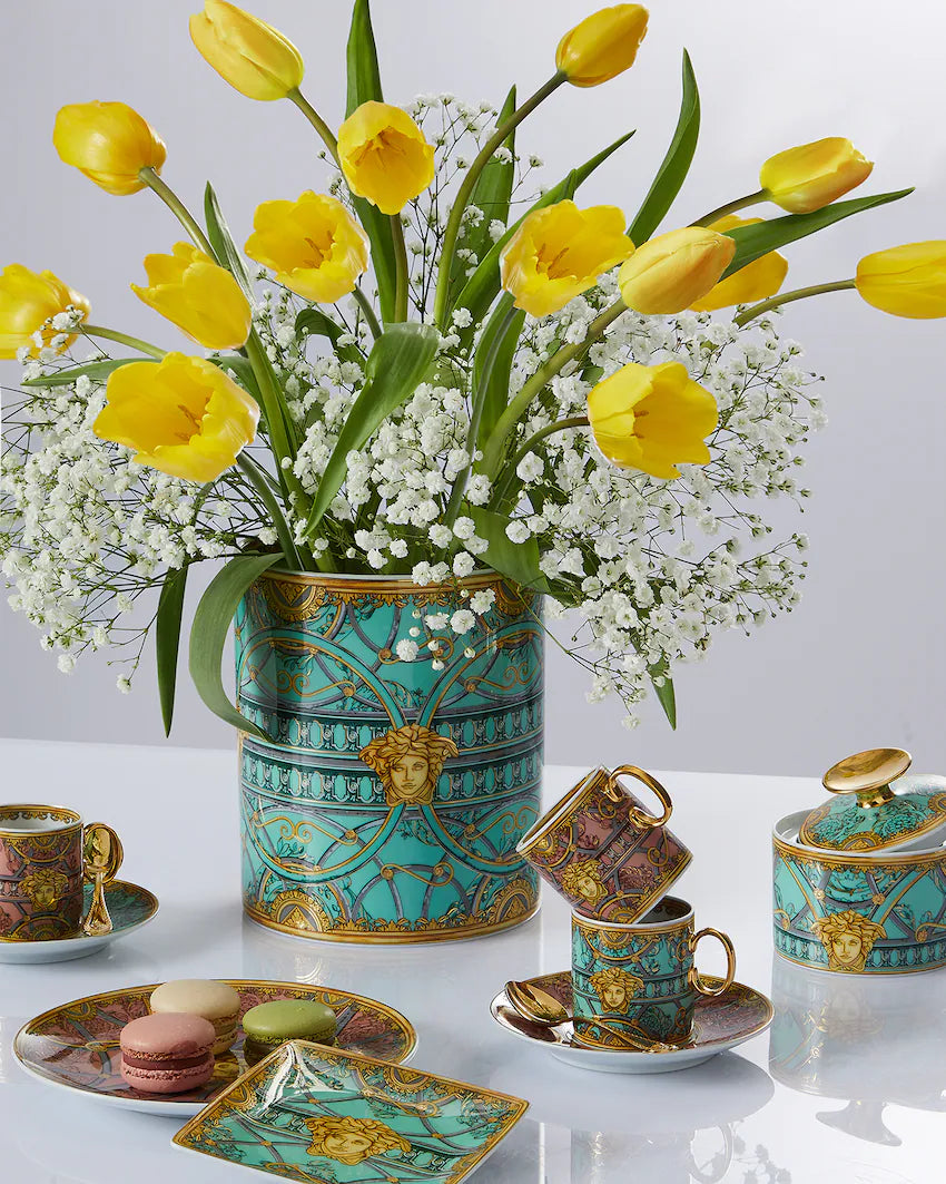 Versace La Scala del Palazzo Rosa Espresso Set