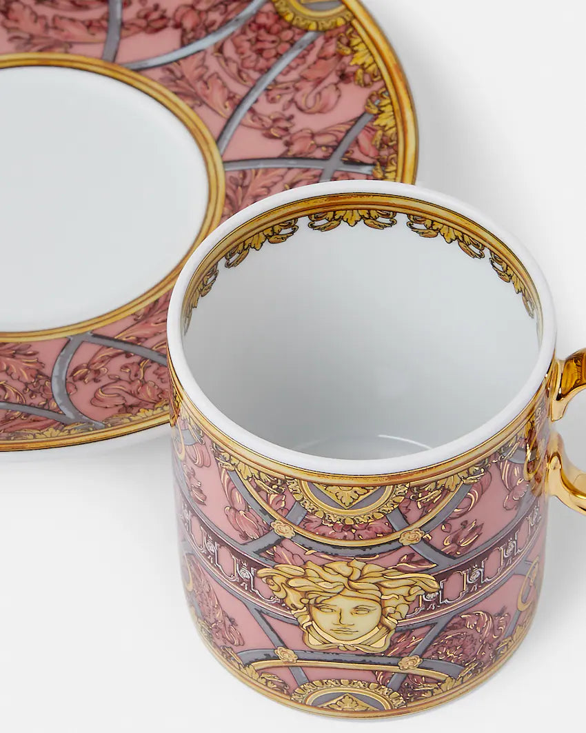 Versace La Scala del Palazzo Rosa Espresso Set