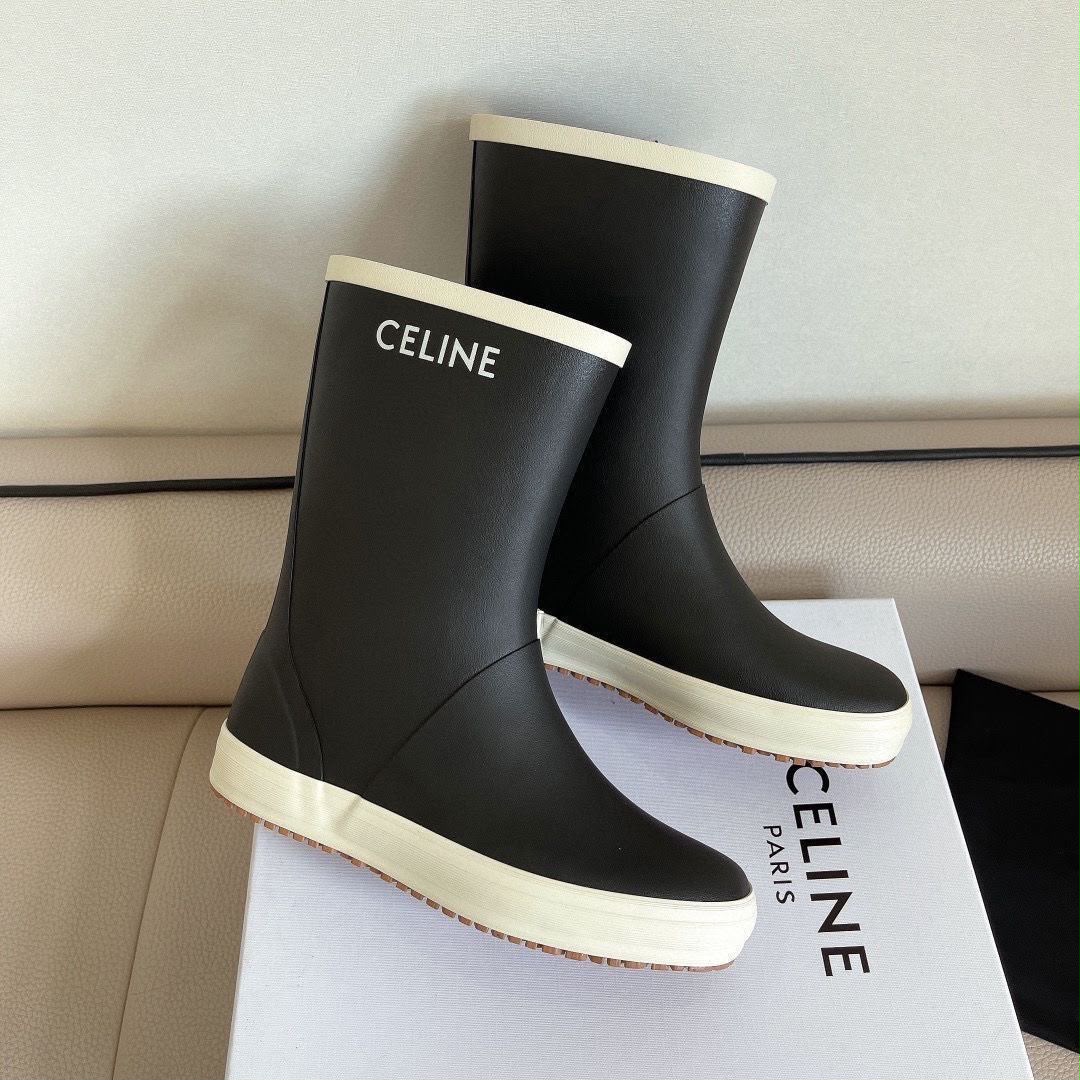 Celine Flat Half Boot