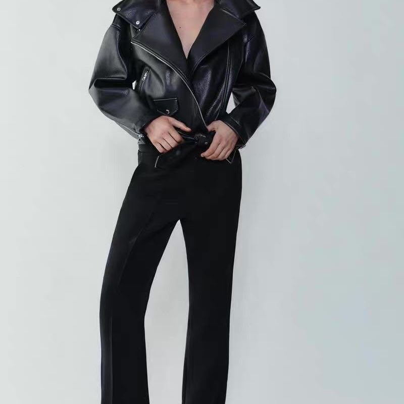 Zara Faux Leather Biker Jacket