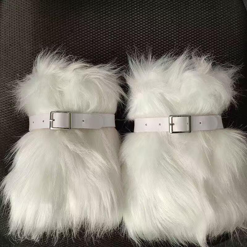 Faux Fur Leg Warmers