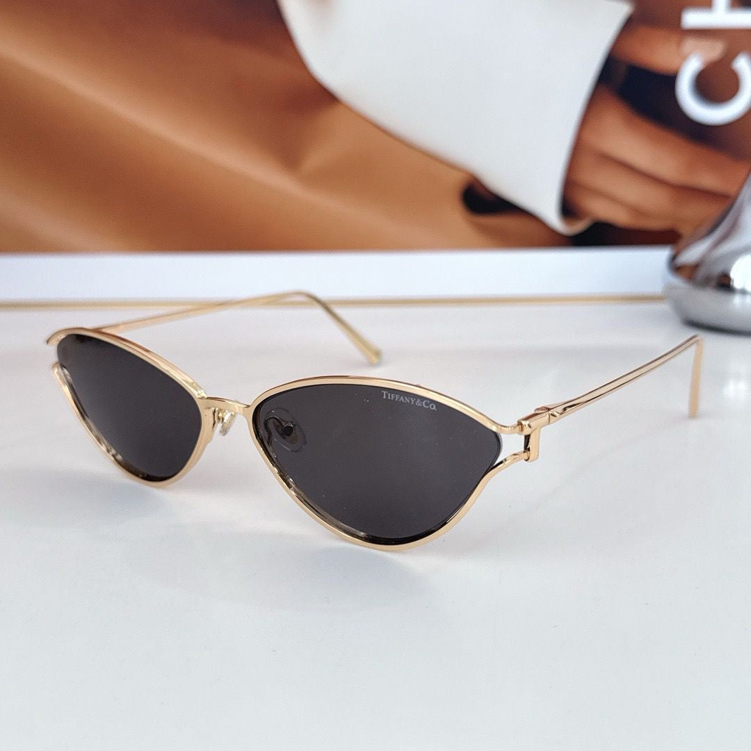 Tiffany Sunglasses with Gold Frame