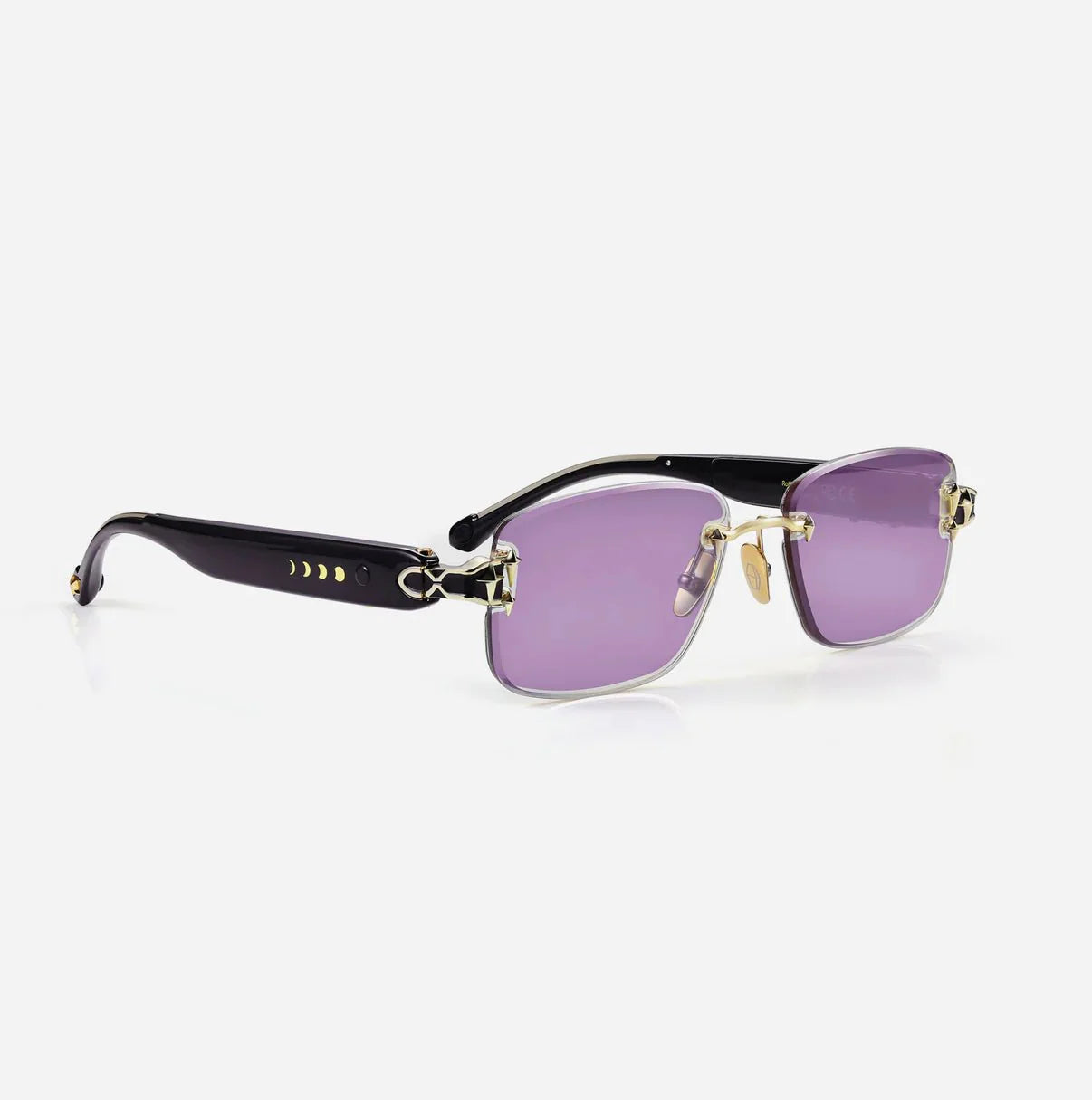 Chamelo Aura Black Calm – 4-in-1 Color Changing Smart Sunglasses