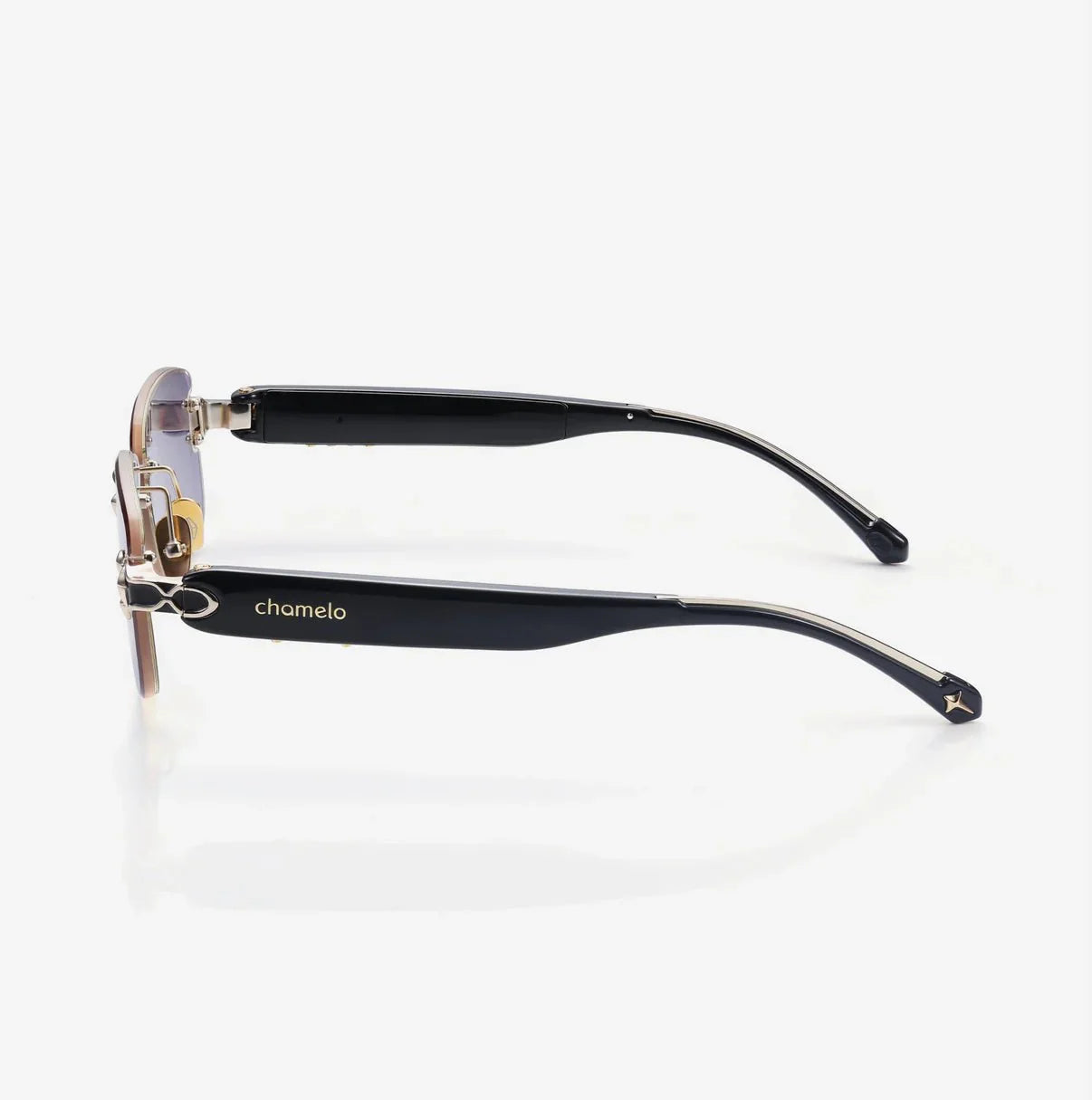 Chamelo Aura Black Calm – 4-in-1 Color Changing Smart Sunglasses