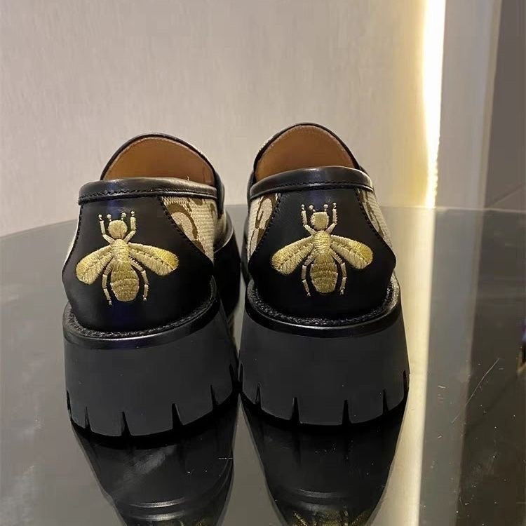 Gucci GG Marmont Lug Sole Loafers