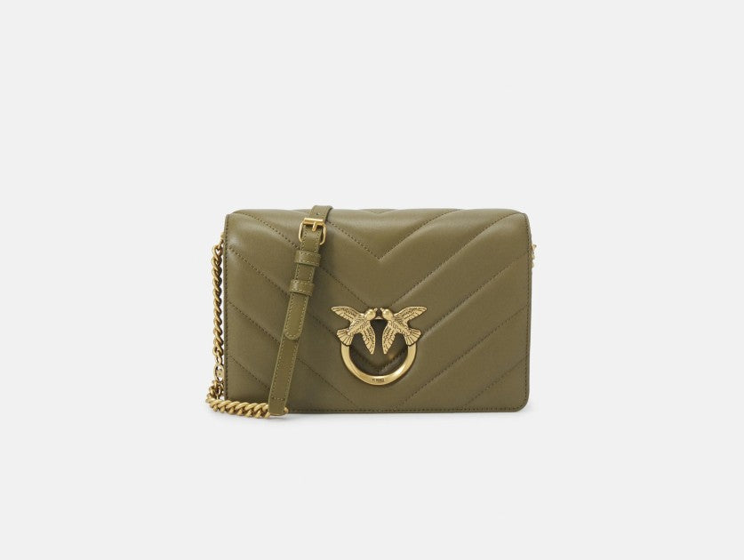 Pinko Love Baby Puff Chevron Bag
